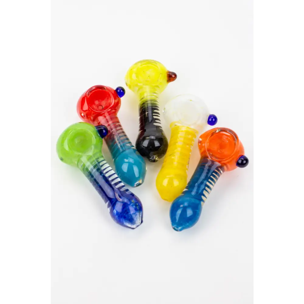 3.5" soft glass hand pipe - 8752_0