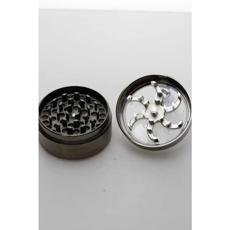 3 parts aluminum herb grinder with handle_2