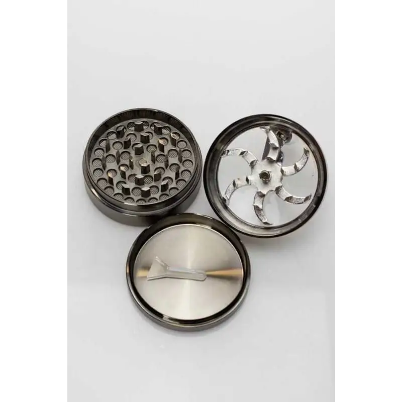 3 parts aluminum herb grinder with handle_1