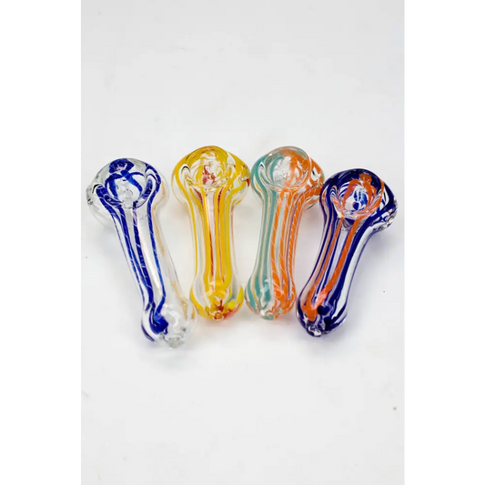 3" Soft glass hand pipe Jar of 50_0