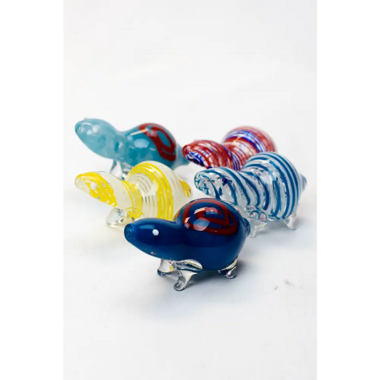 3" Turtle shape glass hand pipe_0