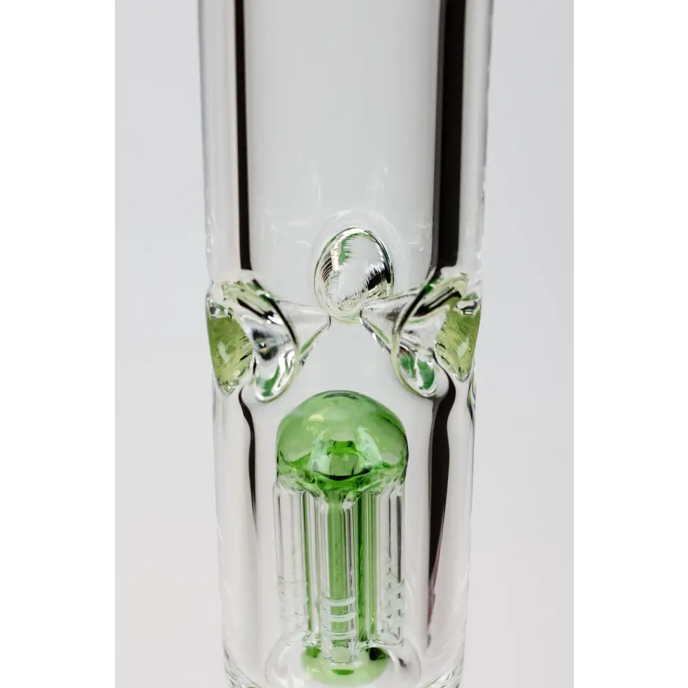 30" Genie 9 mm Dual tree arms beaker glass water bong_2