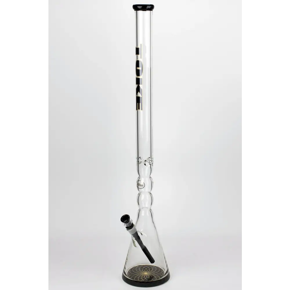 32" DANK 7 mm curved tube beaker water bong_7