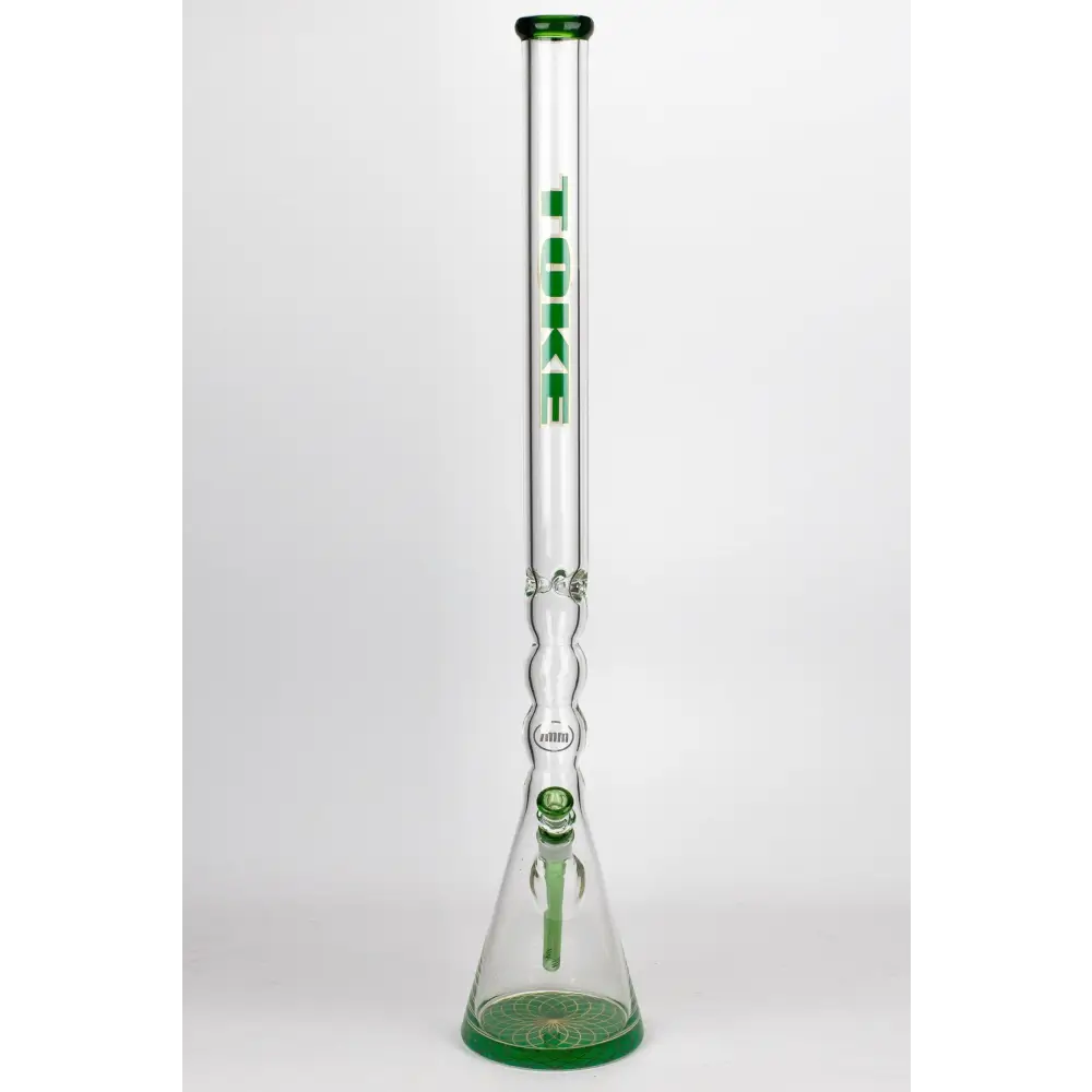 32" DANK 7 mm curved tube beaker water bong_8