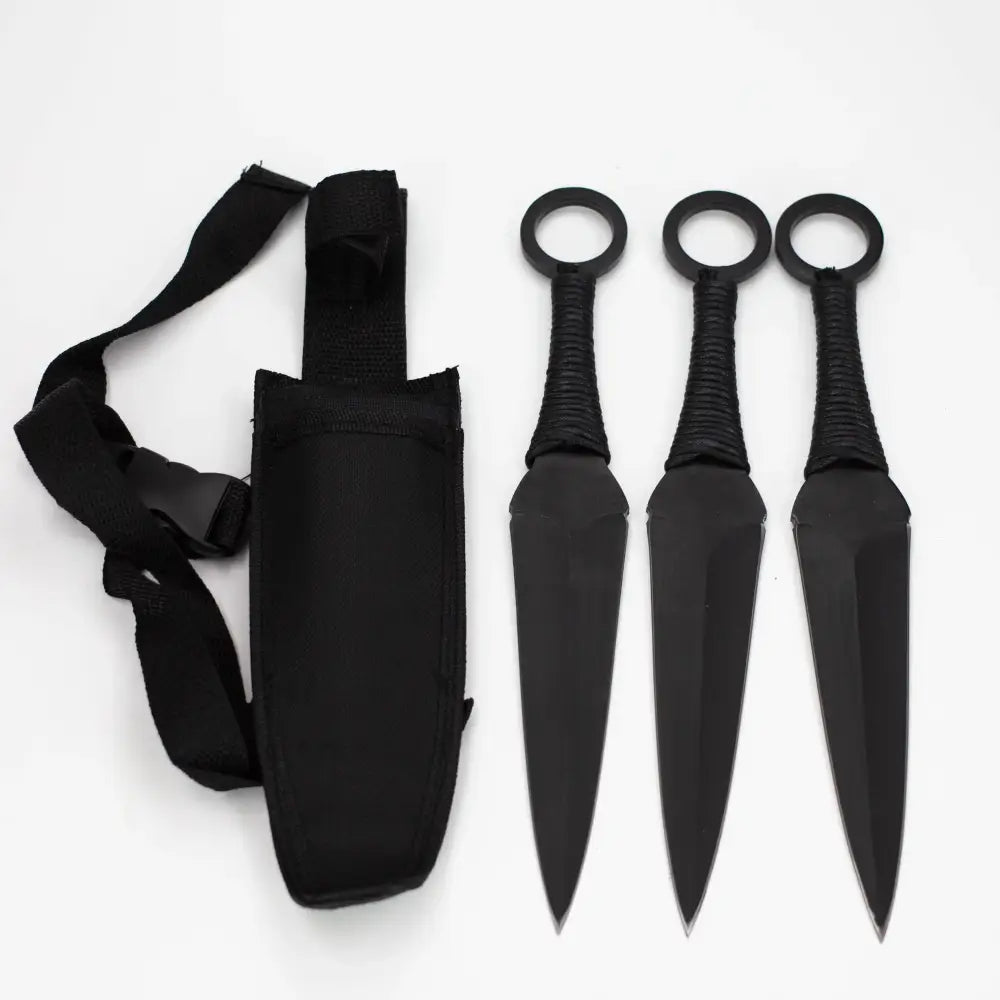 3pc – Tiger USA 12" Huge Kunai Throwing Knife Set [SJ-1005-3]_0