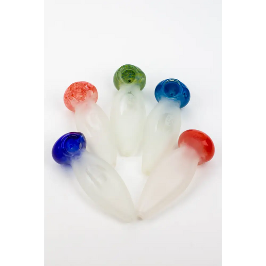 4.5" Frost soft glass hand pipe - 8698_0