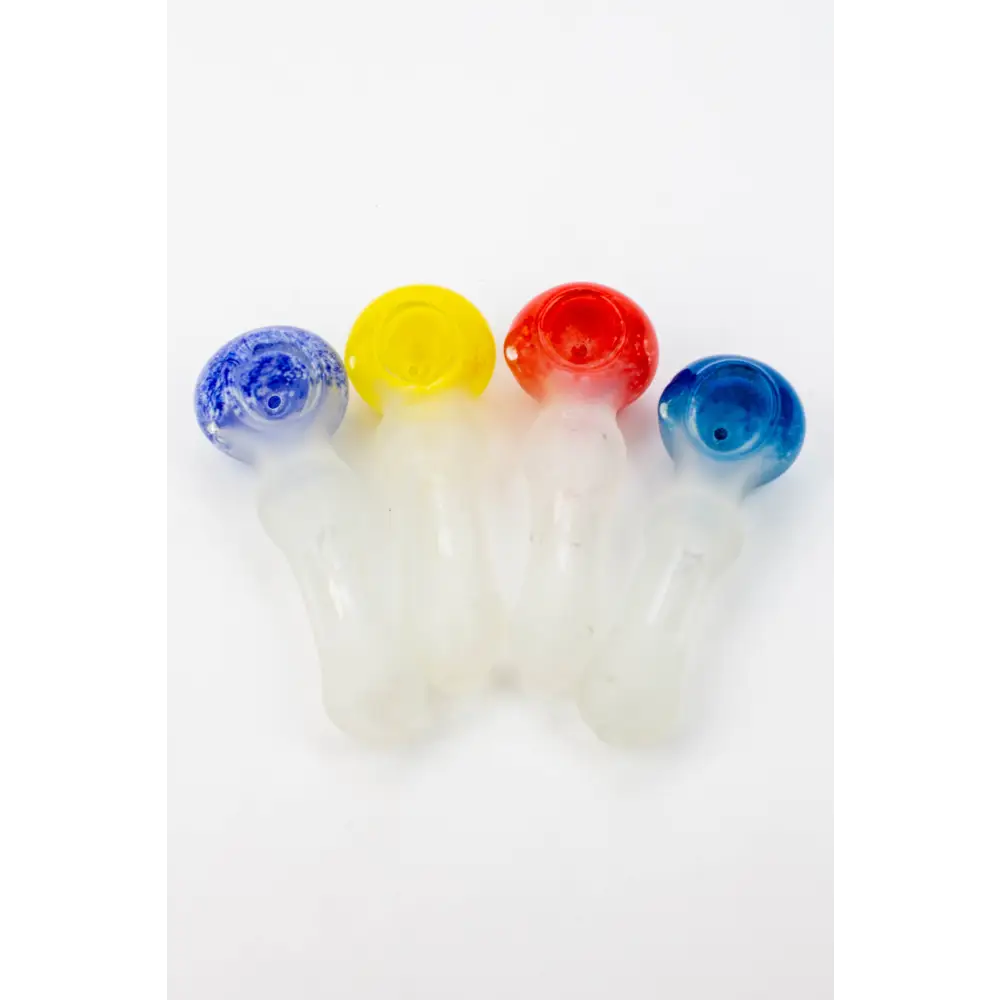 4.5" Frost soft glass hand pipe - 8699_0