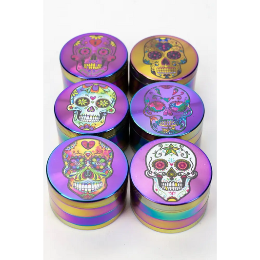 4 parts Skull rainbow grinder Box of 6_0