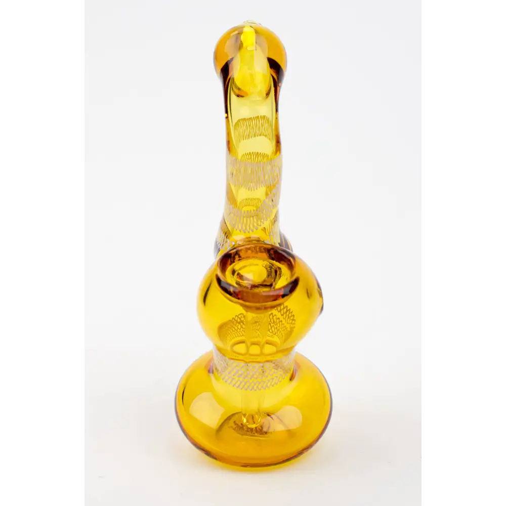 5.5" Single chamber middle stripe bubbler-Assorted_2