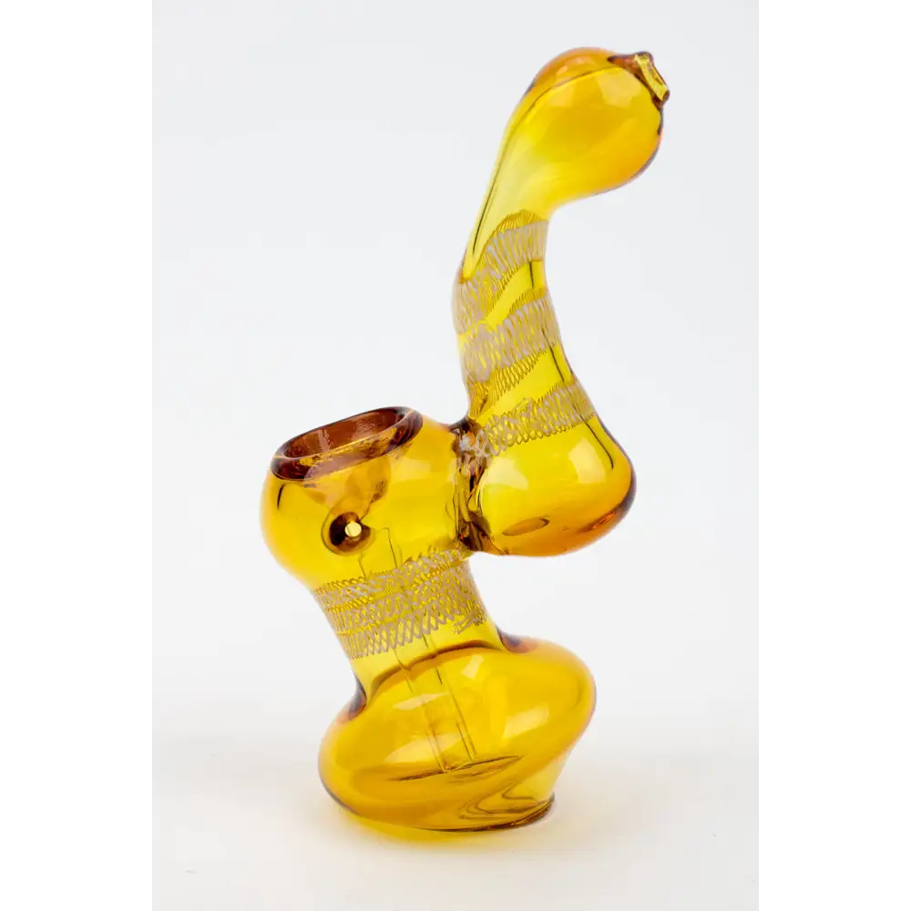 5.5" Single chamber middle stripe bubbler-Assorted_1