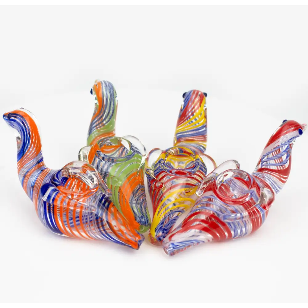 5" Duck glass hand pipe_1