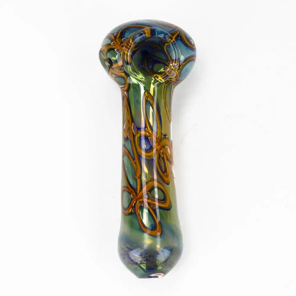 5" Gold Fumed Hand Pipe [10937]_0