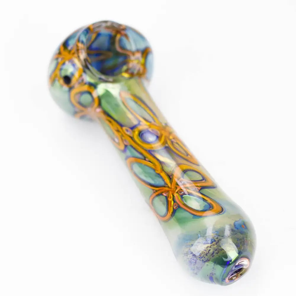 5" Gold Fumed Hand Pipe [10937]_2