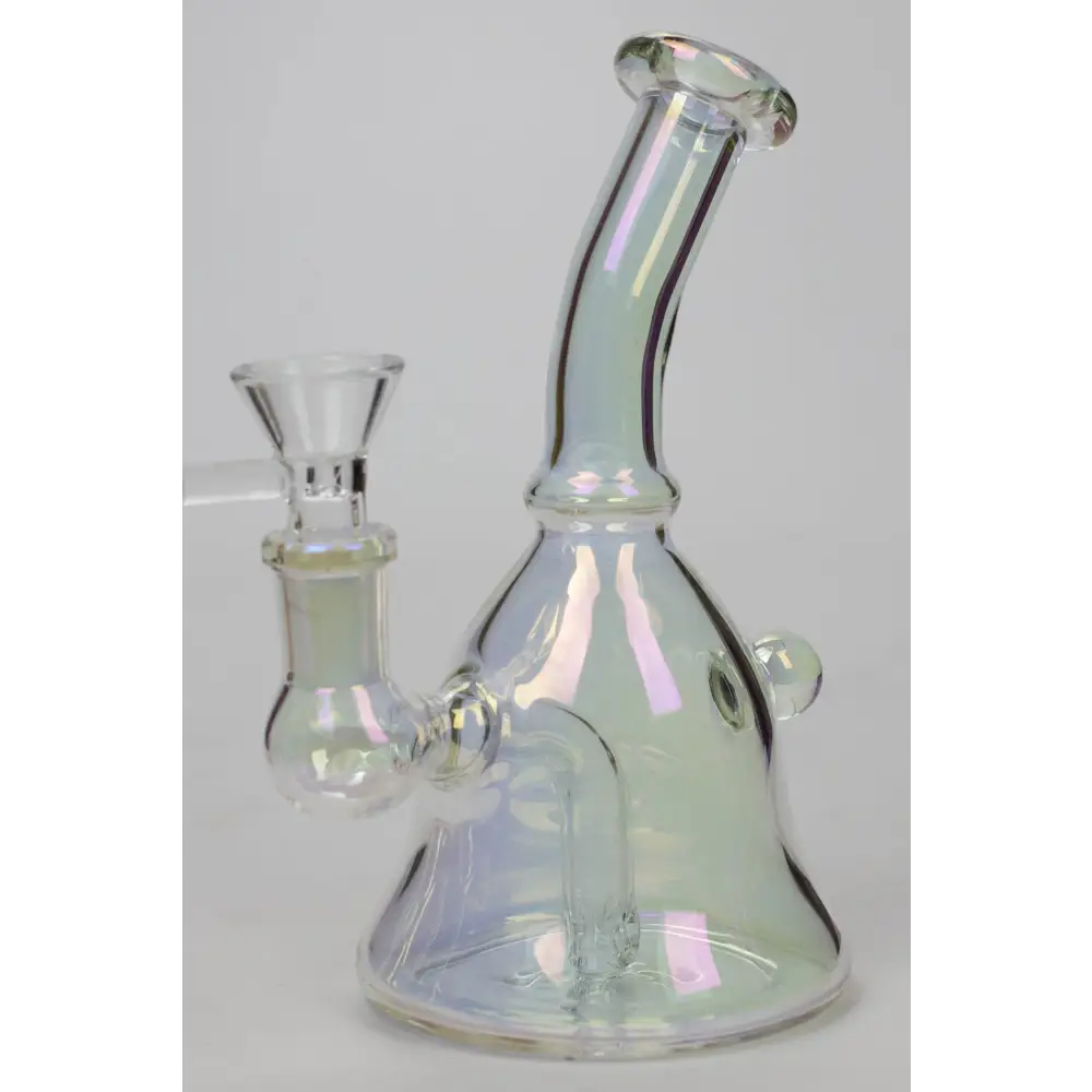 6" 2-in-1 fixed 3 hole diffuser bell Metallic tinted bubbler_10