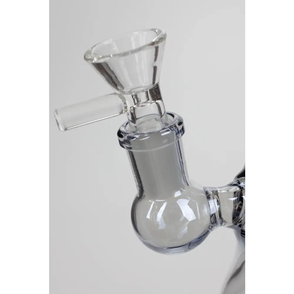 6" 2-in-1 fixed 3 hole diffuser bell Metallic tinted bubbler_3