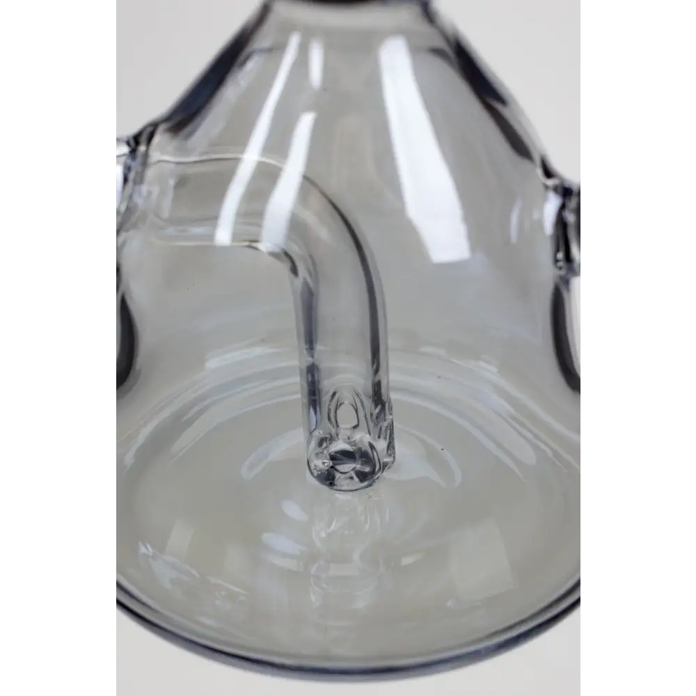 6" 2-in-1 fixed 3 hole diffuser bell Metallic tinted bubbler_4