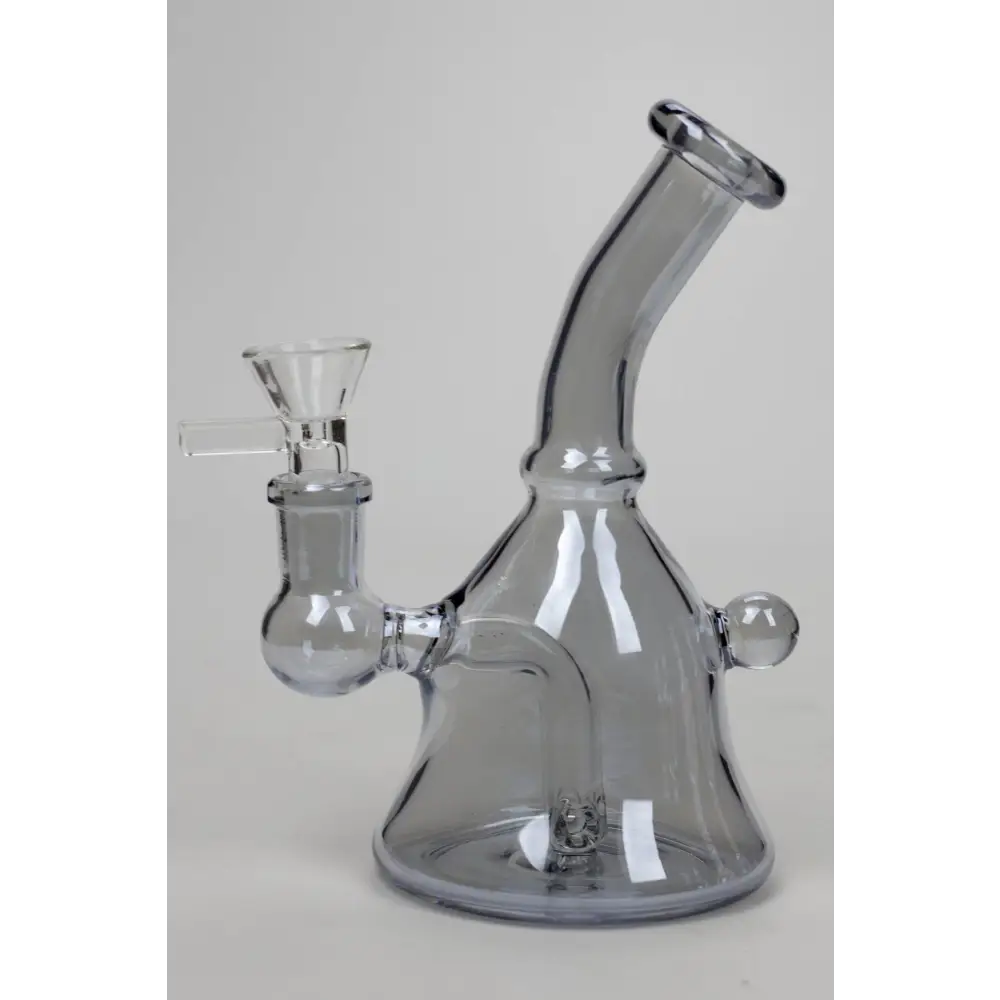 6" 2-in-1 fixed 3 hole diffuser bell Metallic tinted bubbler_12