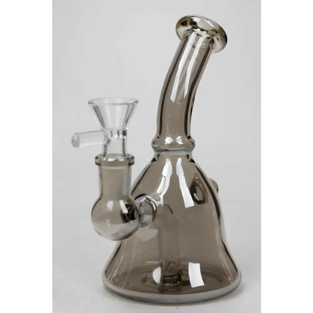 6" 2-in-1 fixed 3 hole diffuser bell Metallic tinted bubbler_11