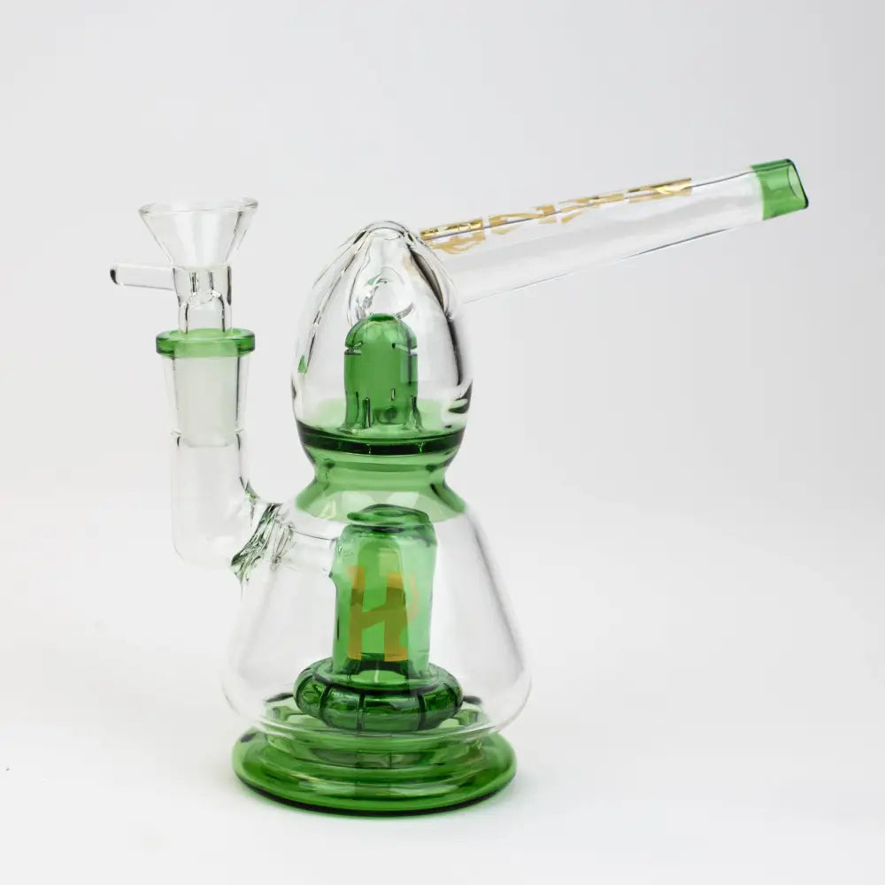 6.5" HAZE glass water bong [HZ091]_2