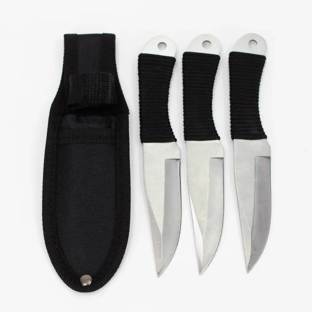 6.5 Inch 3piece Throwing Knife w/ case [TK-713-BK]_3