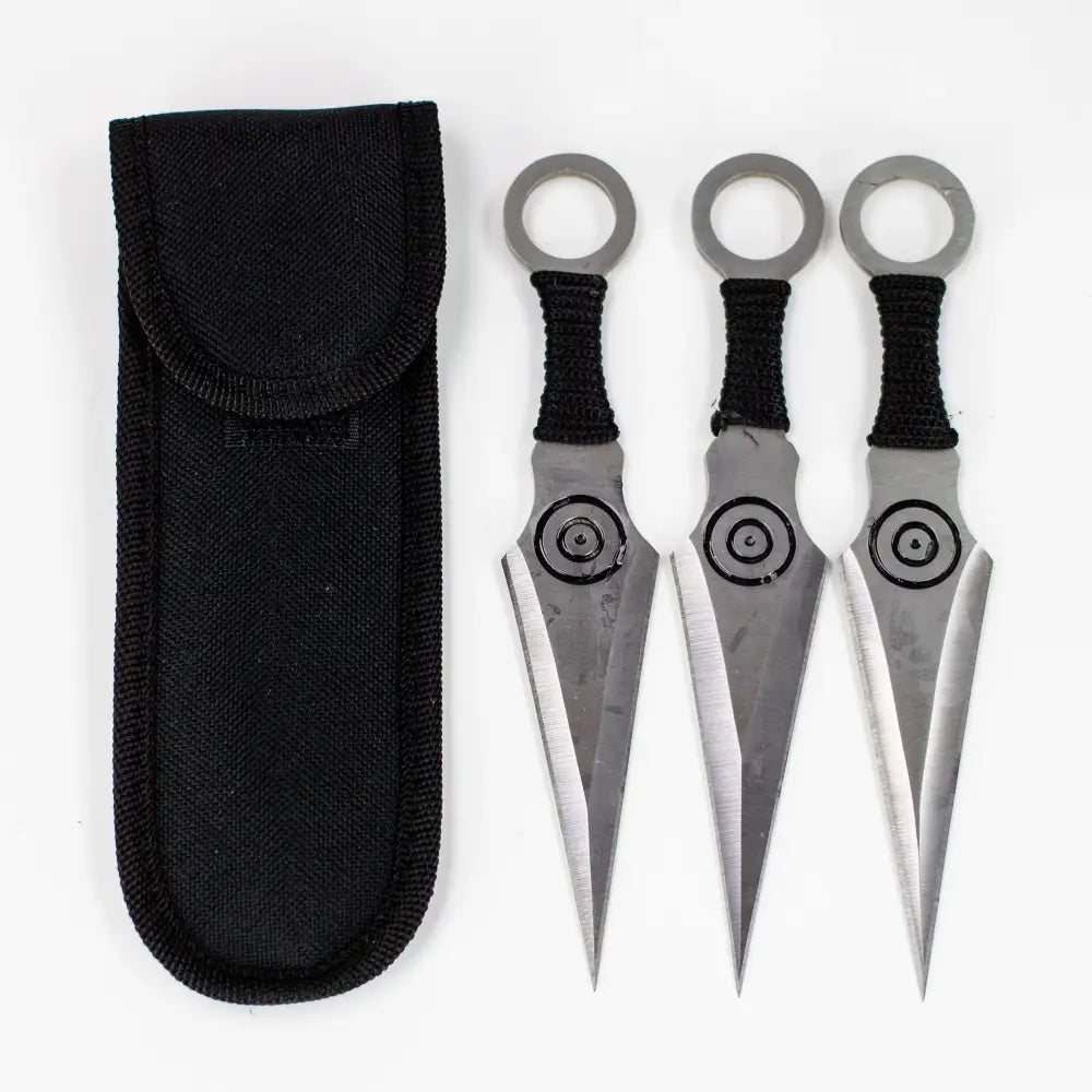 6.5″ Kunai Bullseye Throwing Knives 3PC SET [T001306-3]_0