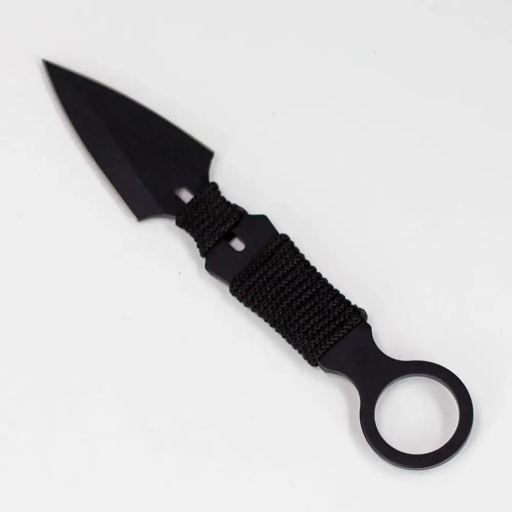 6.5″ Throwing Knife with Sheath 3PC – Black SET [T00501BK]_2