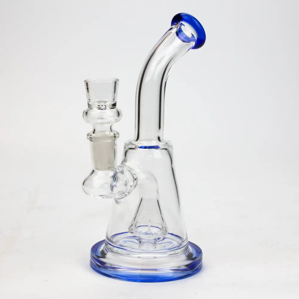 6" Cone diffuser glass bong_4