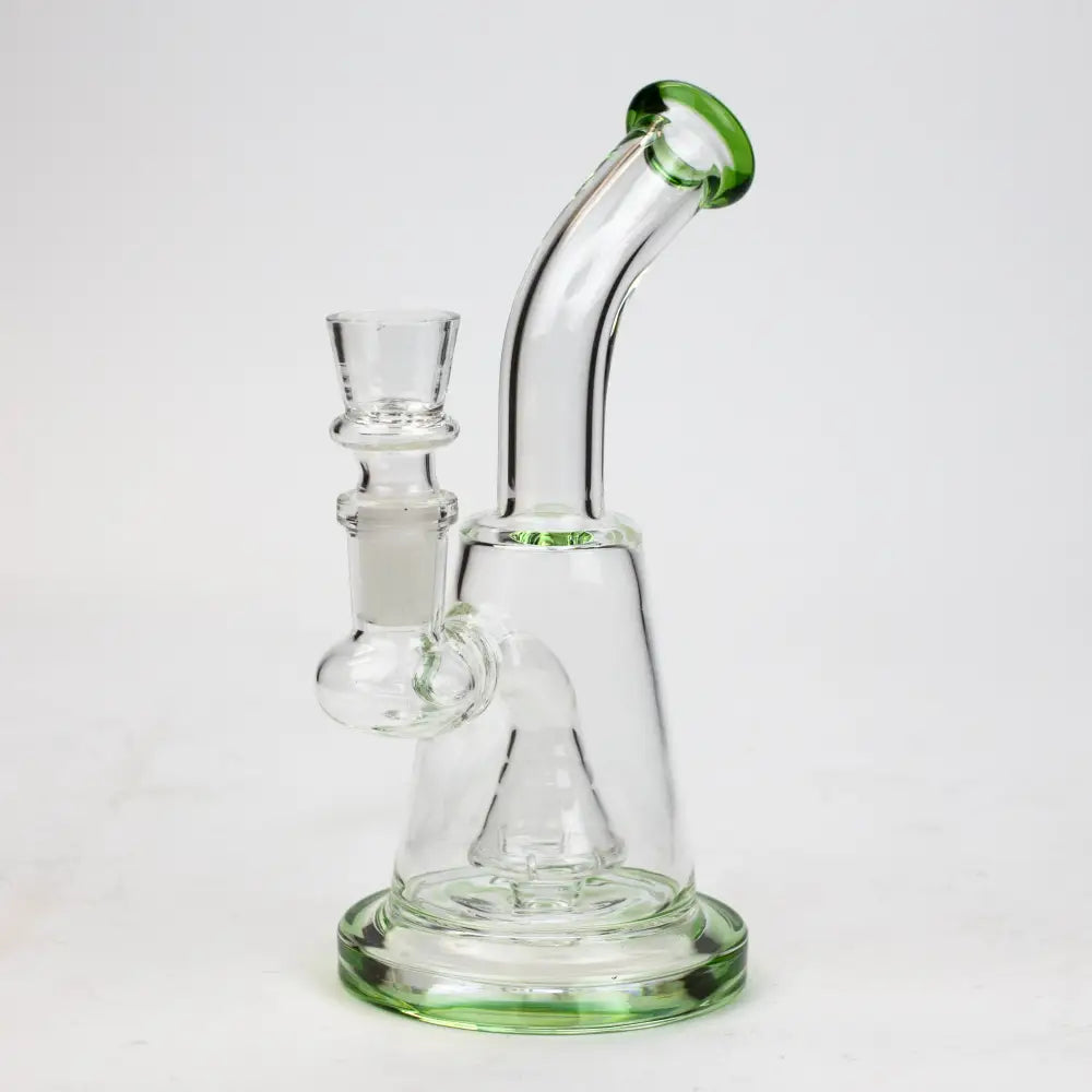 6" Cone diffuser glass bong_5