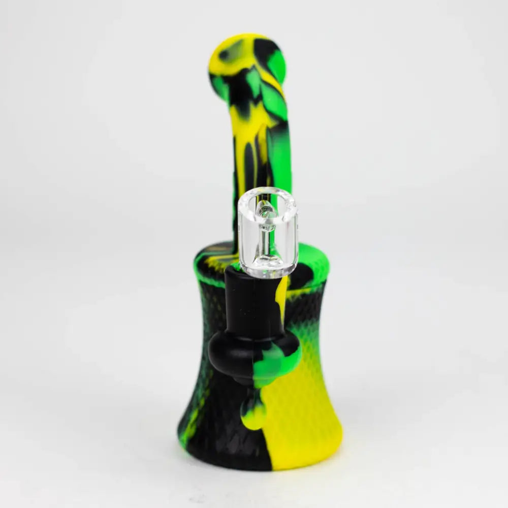 6" Detachable silicone Mini Rig-Assorted [130B]_3