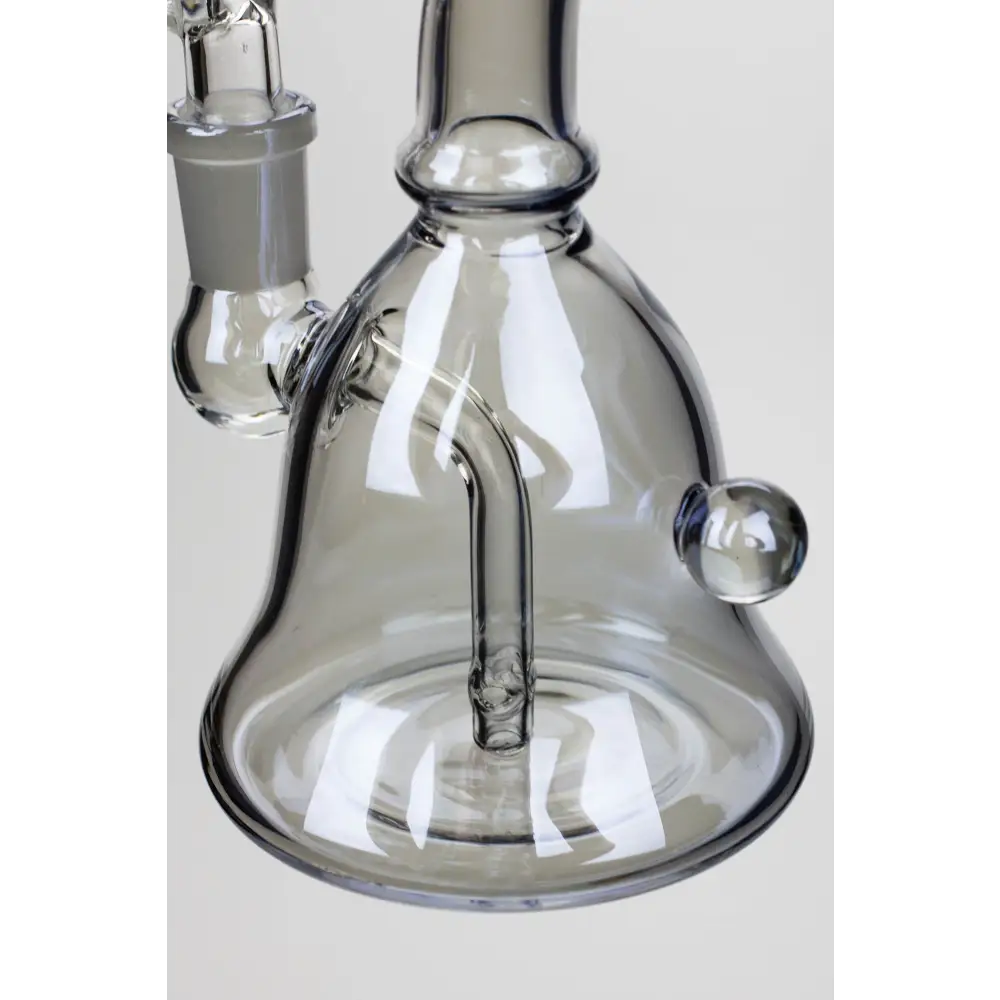 6" fixed 3 hole diffuser bell Metallic tinted bubbler_7