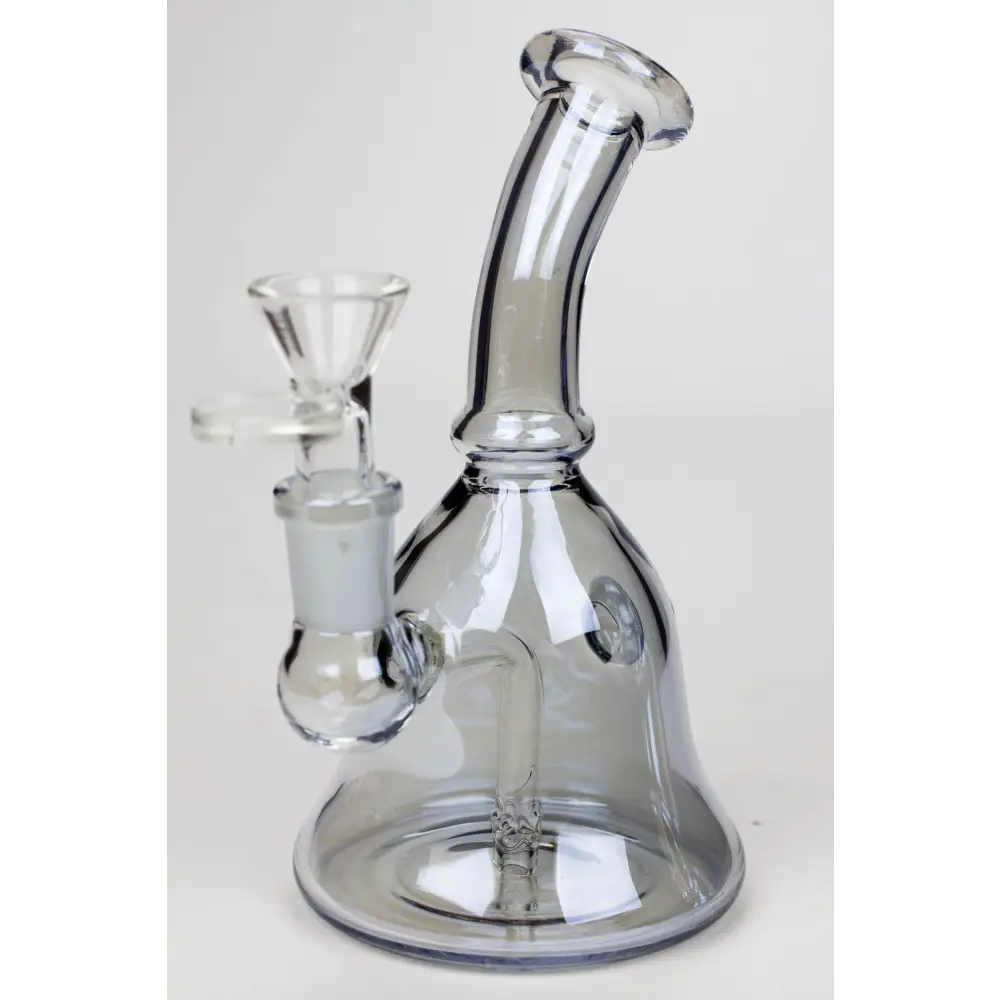 6" fixed 3 hole diffuser bell Metallic tinted bubbler_3