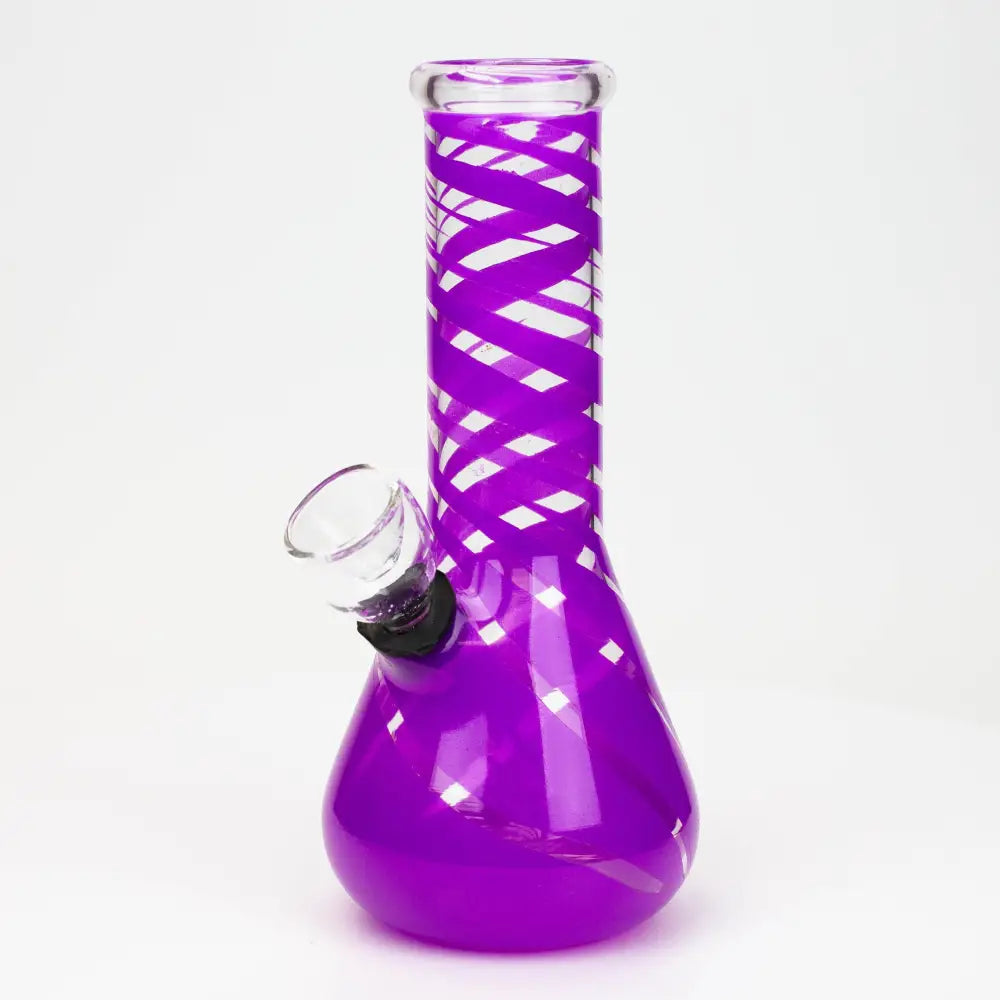 6" glass water bong_5