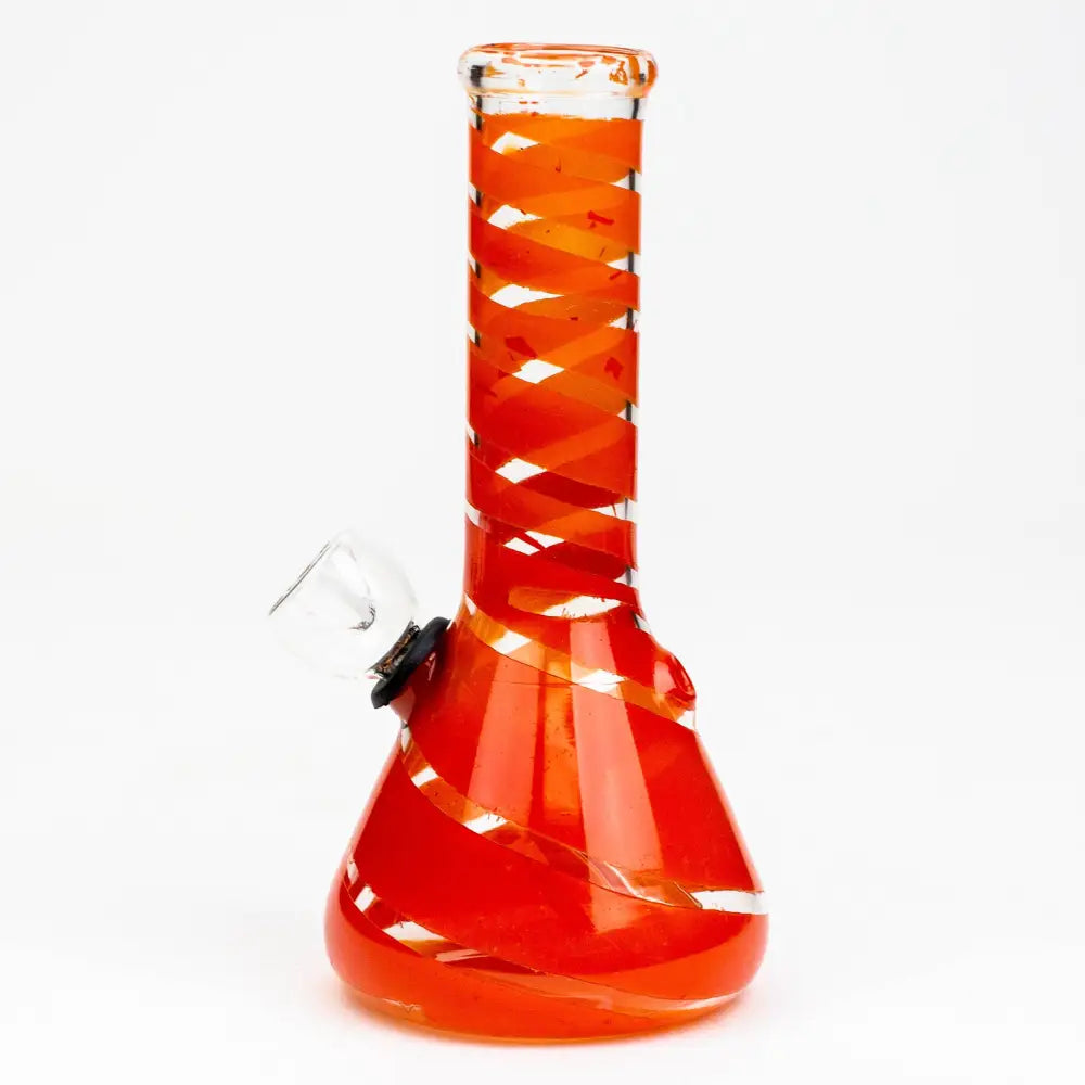 6" glass water bong_1