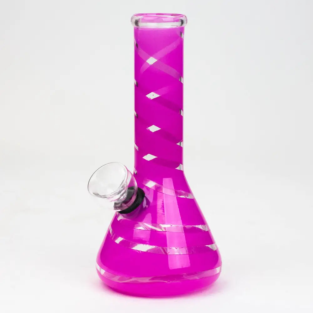 6" glass water bong_7