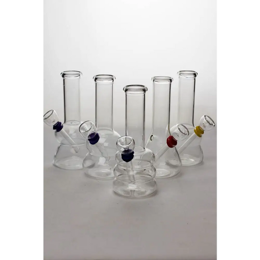 6 in. clear glass water bong_0