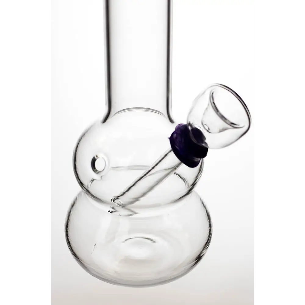 6 in. clear glass water bong_1