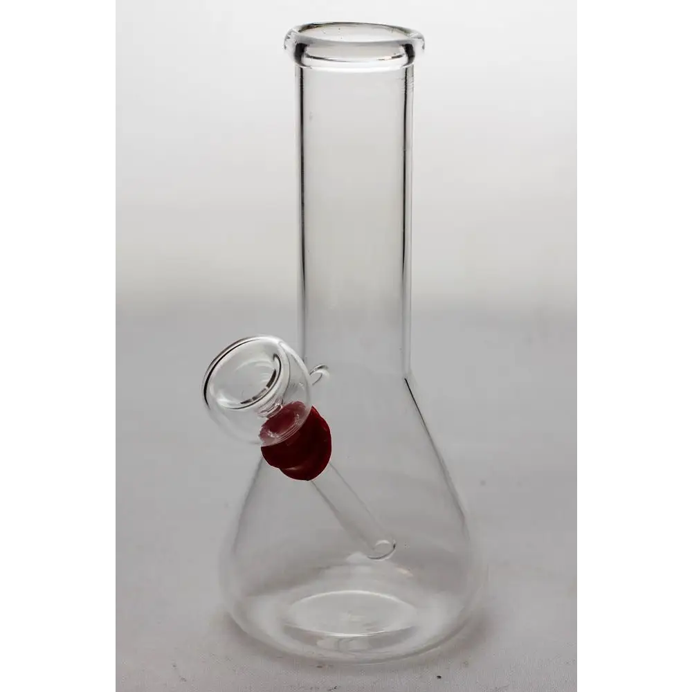 6 in. clear glass water bong_5