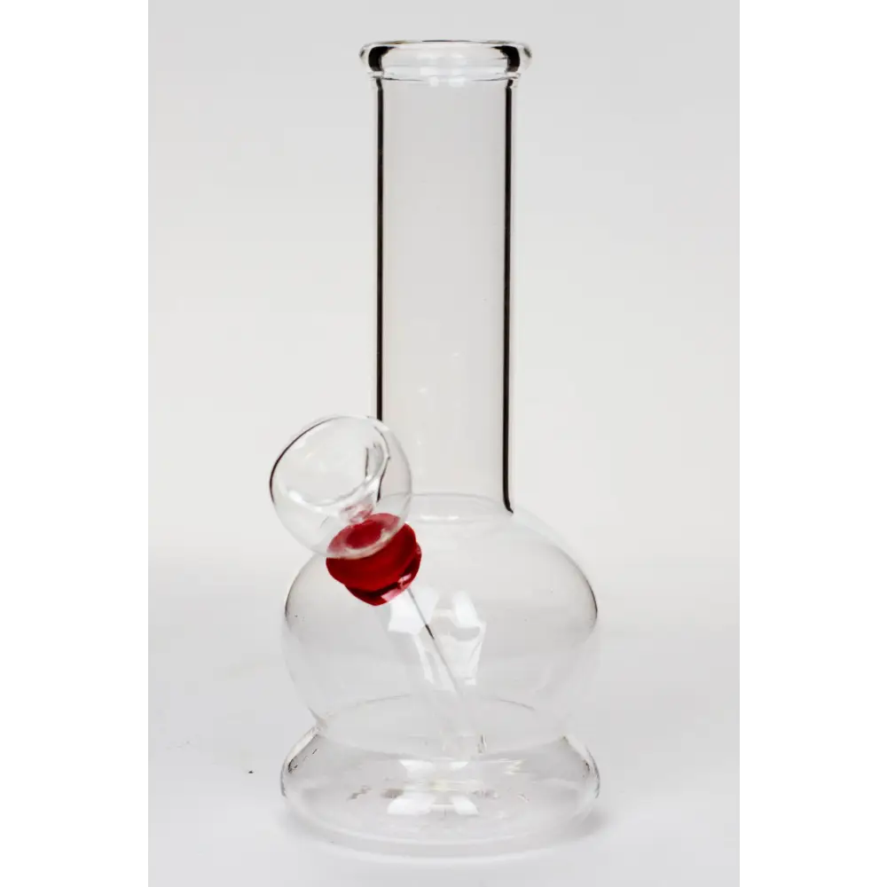 6 in. clear glass water bong_7