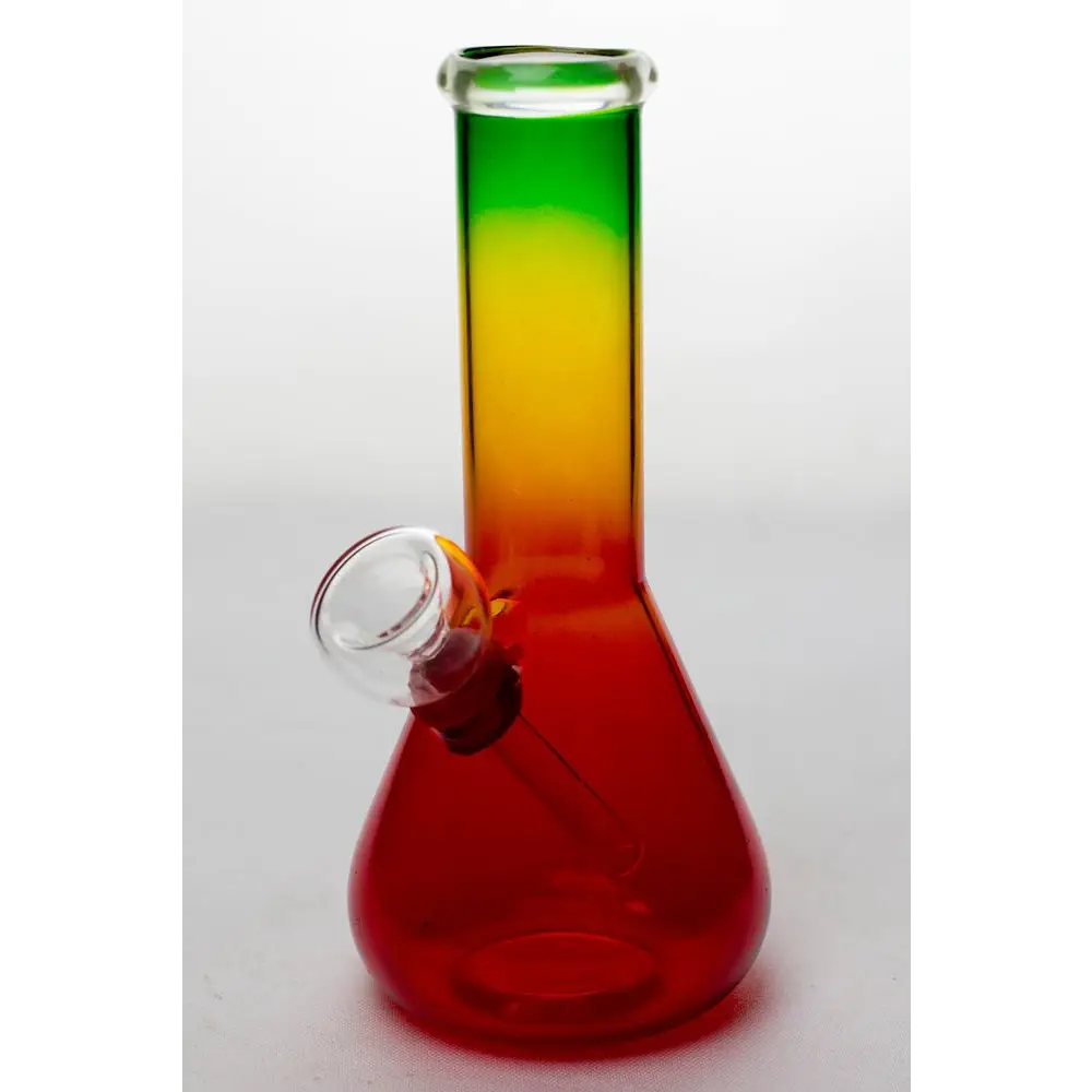 6 in. Rasta glass water bong_5