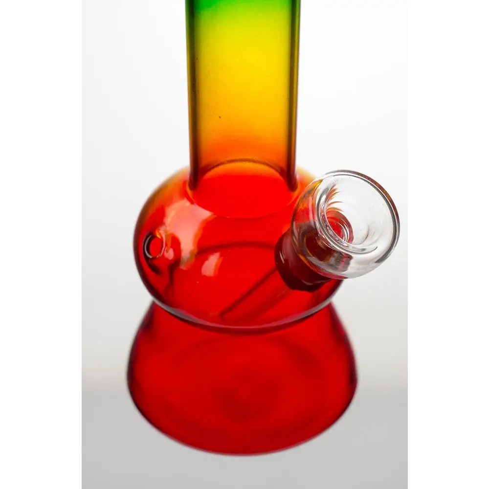 6 in. Rasta glass water bong_1