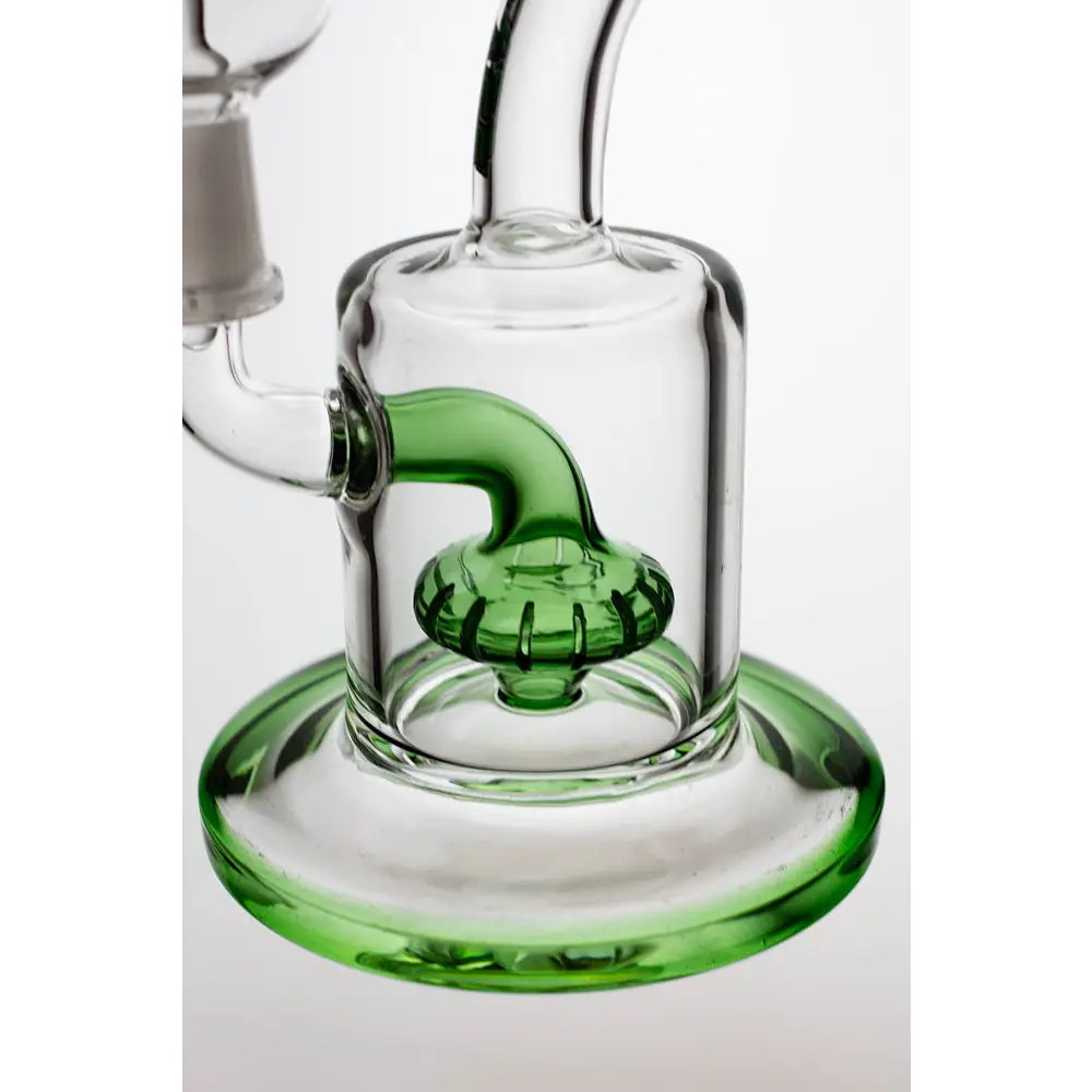 6" Nice glass shower head diffuser dab rig_9