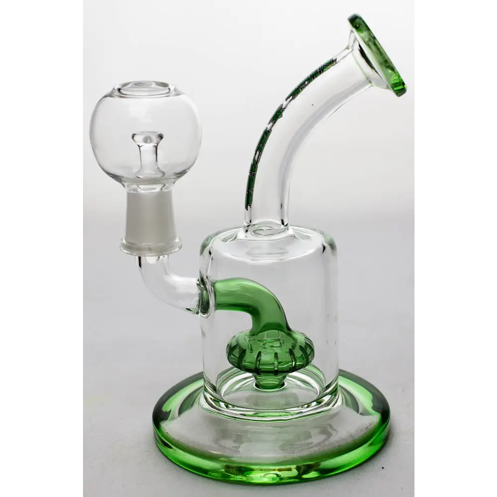 6" Nice glass shower head diffuser dab rig_2