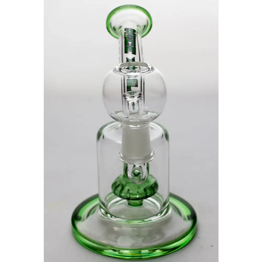 6" Nice glass shower head diffuser dab rig_6