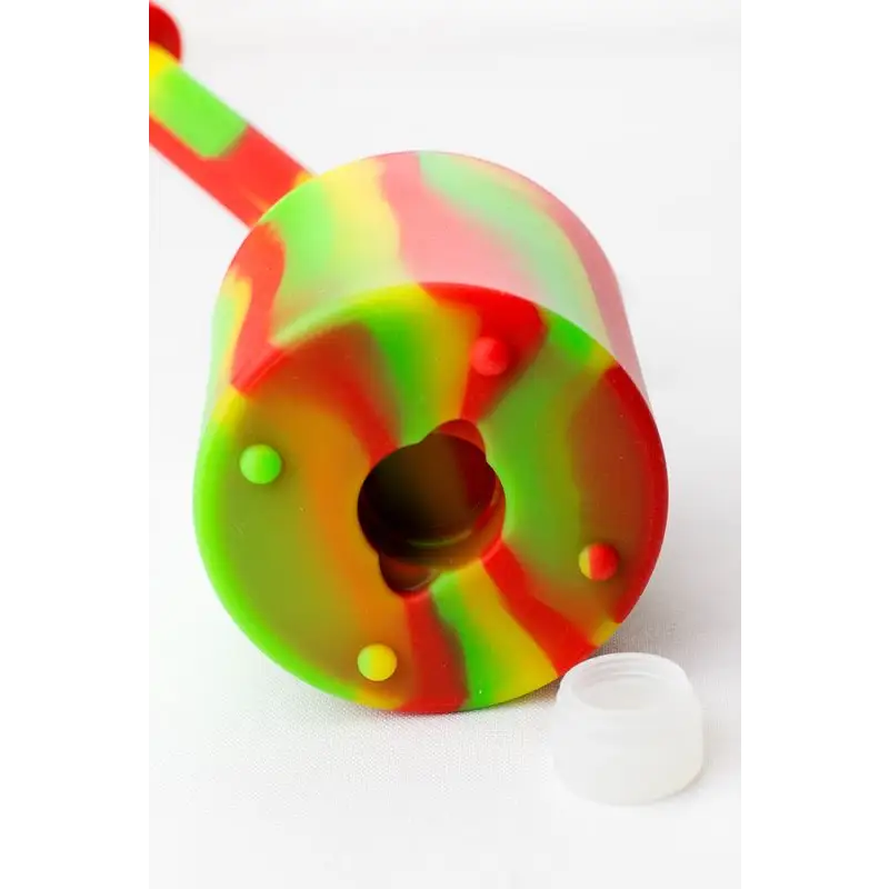 7" Detachable silicone bubbler_8