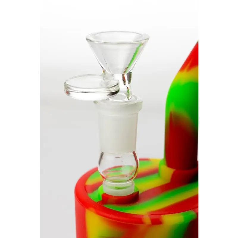 7" Detachable silicone bubbler_7