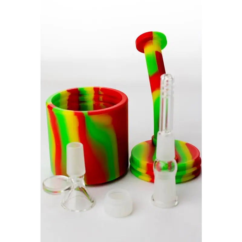 7" Detachable silicone bubbler_9