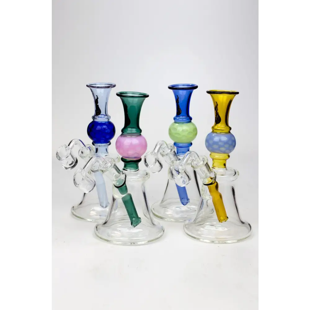 7" Genie hand bell fixed stem dab rig_0