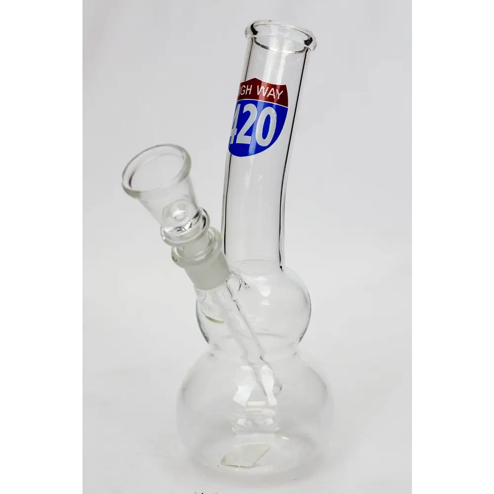 7" glass water bong M1044_2