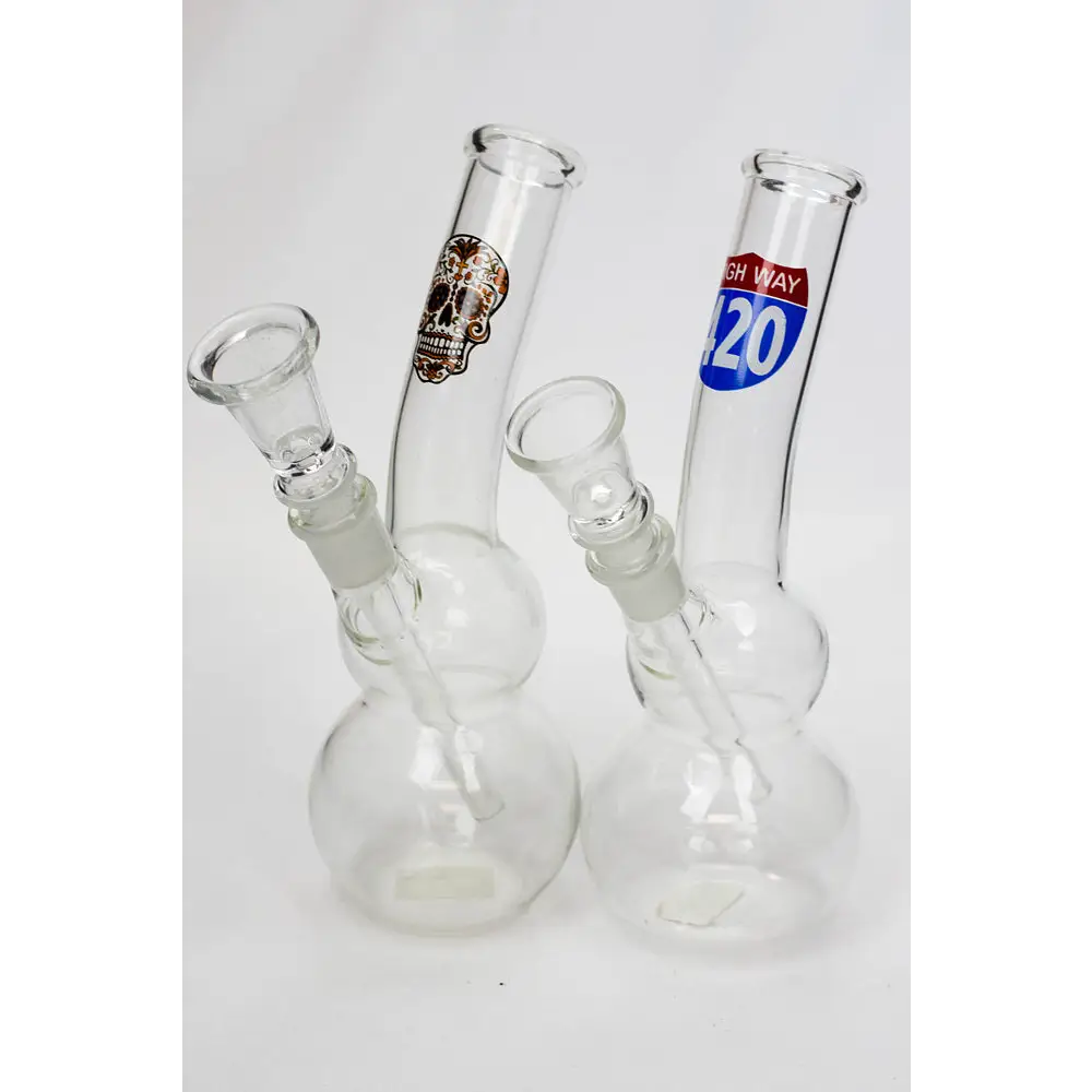 7" glass water bong M1044_0