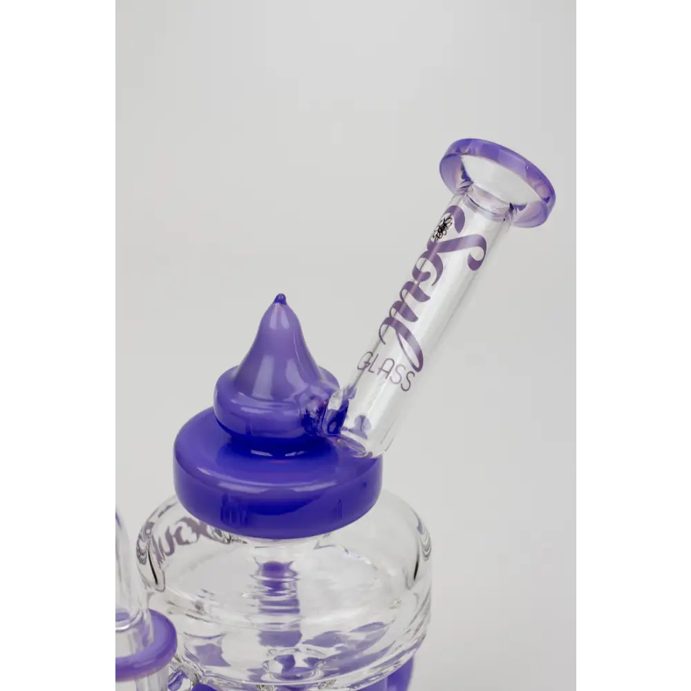 7" SOUL Glass 2-in-1 Double deck recycler bong_2